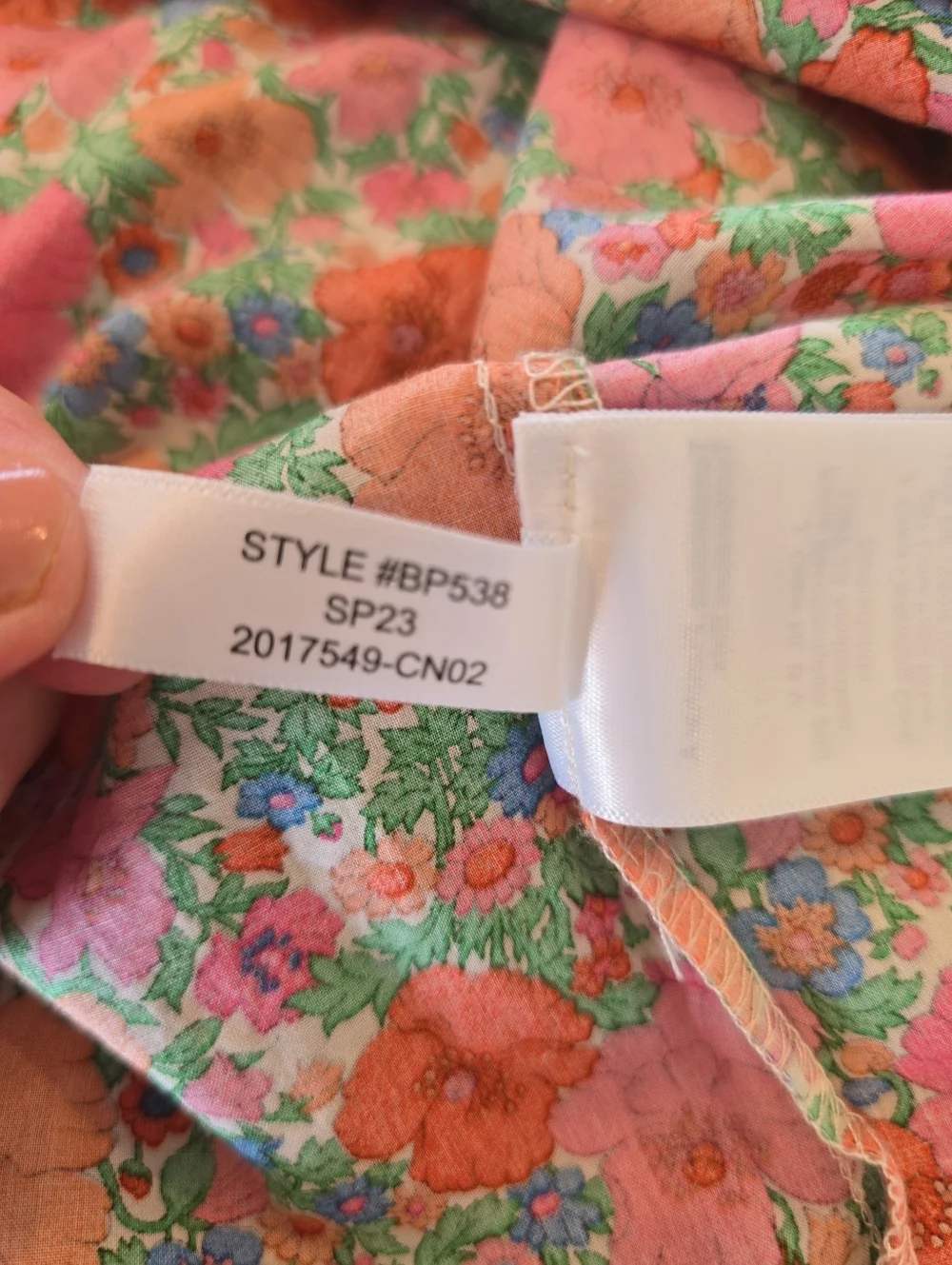 J. Crew Smocked Puff-Sleeve Top in Liberty® Meadow Song Fabric Size Small
